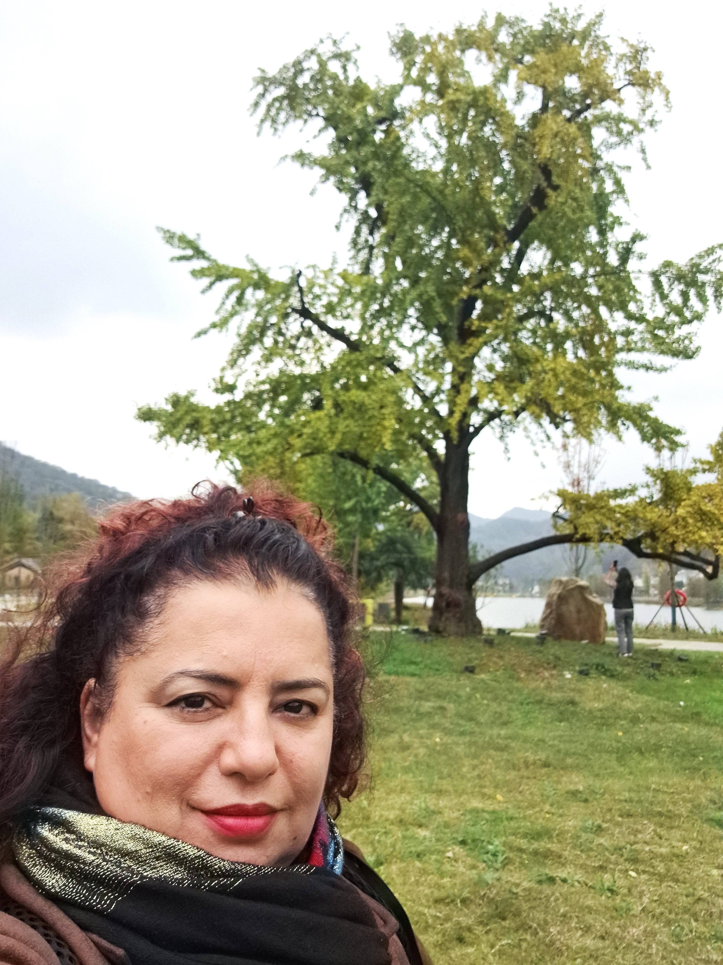 Fiona Vella at the Millennium Ginkgo Valley in Suizhou.